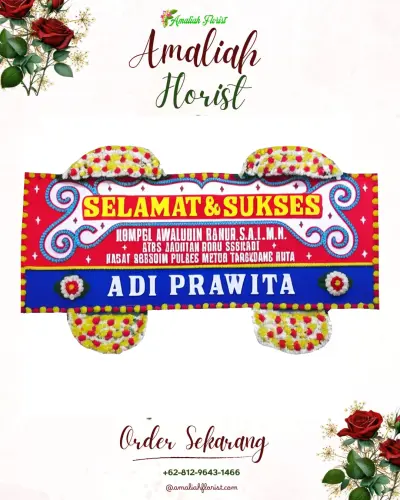 Karangan Bunga Ucapan Selamat di Gumiwang