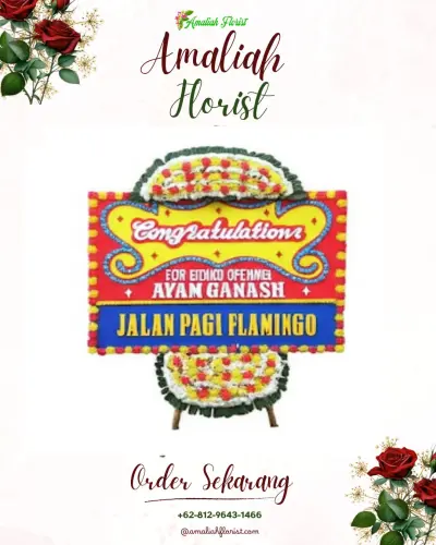 Bunga Papan Congratulation di Gumiwang